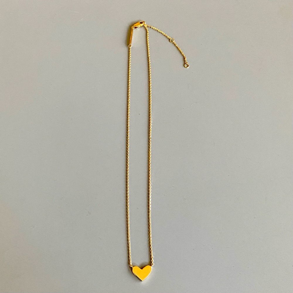 [SOLD] Ari Heart Necklace 18k Gold Vermeil